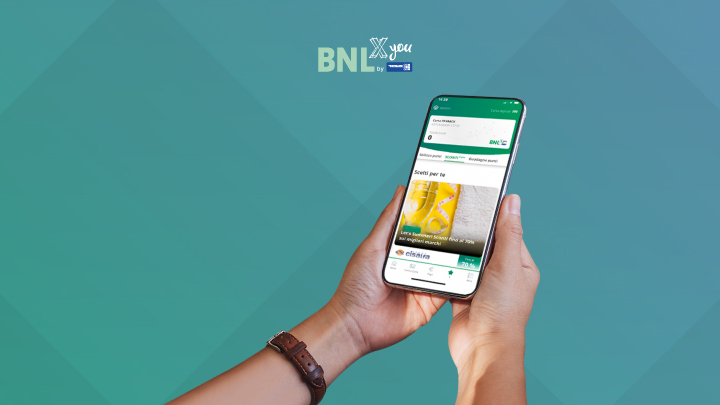 Schermata sconti app BNL X you