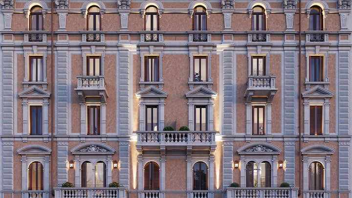 Immagine del complesso residenziale Corte Incanto