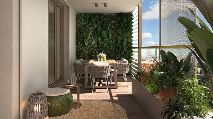 Immagine del complesso residenziale Steptower a Milano