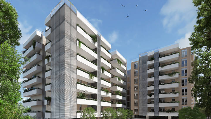 Nuovi palazzi del complesso residenziale Domus Fonte