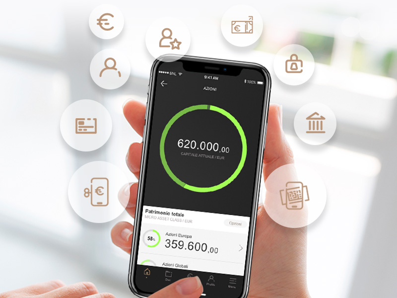 APP BNL dedicata ai clienti Private Banking