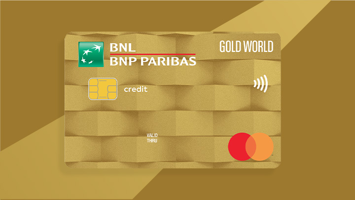 Carta di Credito BNL Gold esemplificativa