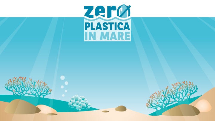 Disegno del progetto ambientale Zero plastica in mare promosso da BNL e Legambiente e descritto sul sito BNL BNP Paribas.