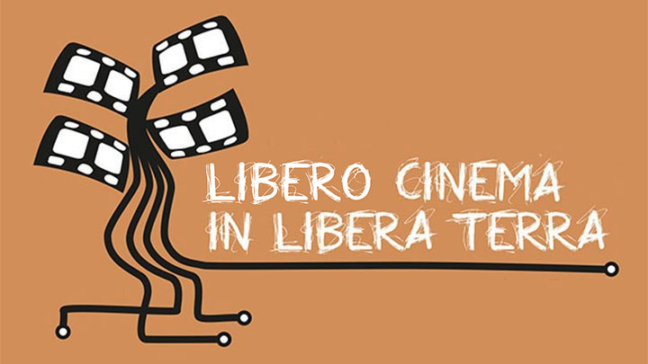 Logo del festival del cinema itinerante contro le mafie Libero Cinema in Libera Terra sostenuto da BNL BNP Paribas.