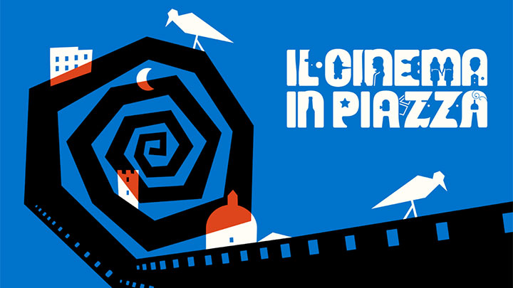 Logo della rassegna Cinema in Piazza organizzata dal Piccolo Cinema America