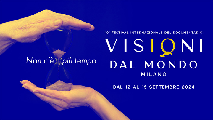 Grafica del nono festival internazionale del documentario Visioni da Mondo di cui BNL BNP Paribas è sponsor. 